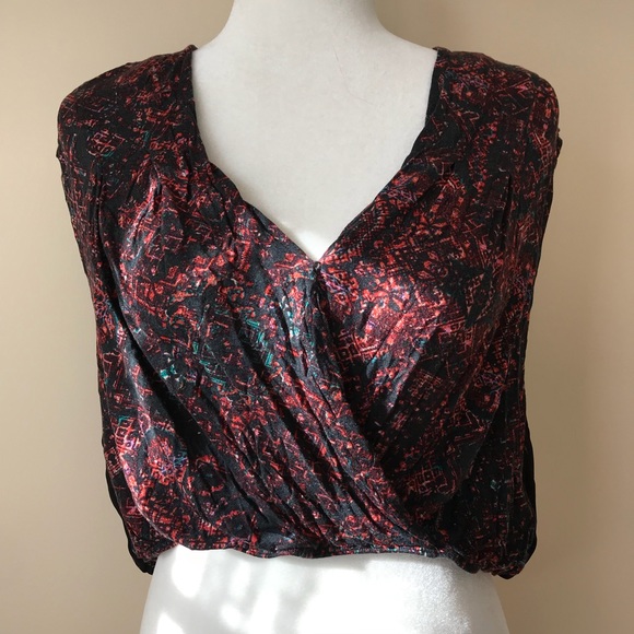 Urban Outfitters Ecote wrap crop top - Picture 1 of 8
